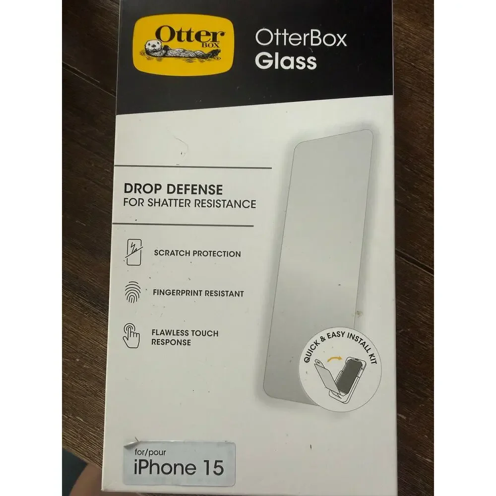 OtterBox Glass Screen Protector for iPhone 15 New in Box